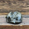 thumbnail image 2 of Natural Quartz Crystal Sleeping Cat Decoration Crystal Cat Sleeping Statue 2 Inch Opal Cat Crystal Statue Statue For Home Meditation, 2 of 9