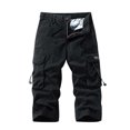 thumbnail image 2 of Styesk Mens Shorts Men's Stretch Cargo Shorts Casual Drawstring Classic Summer Short With Multi Pockets, 2 of 4