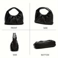 thumbnail image 2 of Cute Mini Shoulder Bag - Lightweight Drawstring Closure Nylon Hobo Handbag with Polyester Lining - Fashionable Cloud Ruched Clutch Purse for Women, 2 of 6