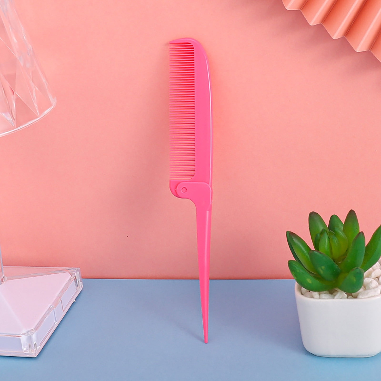 Xihbxyly Clearance Savings Hair Parting Combs Rats Tail Combs Folding Comb Detangling Comb Travel Comb Hair Stylist Combs Tail Lifting Combs For Braids Hair Styling Beauty Tools Deals