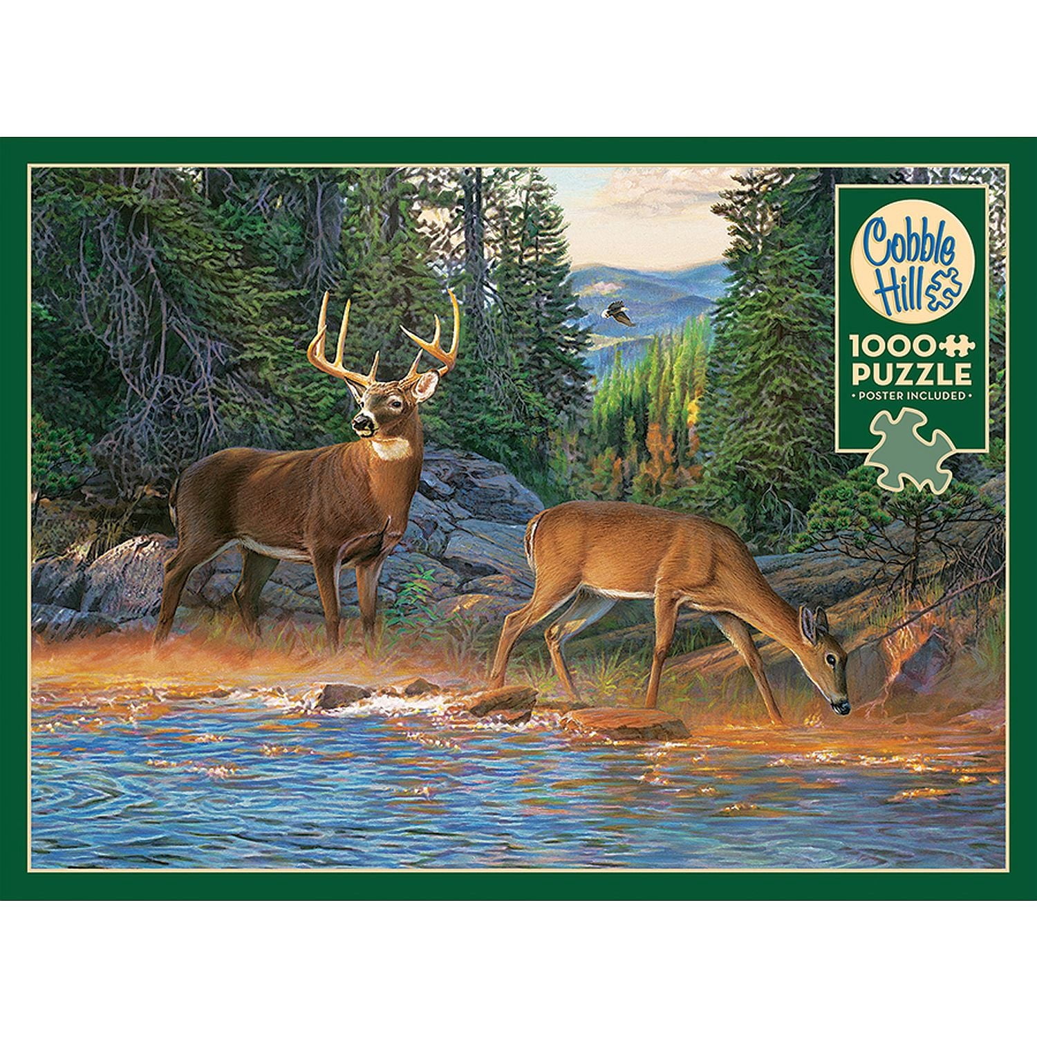 Cobble Hill Jigsaw Puzzle - The River's Edge, 1000 Piece Puzzle