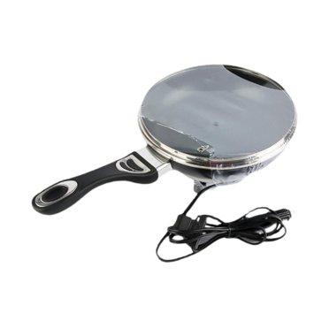 Rongfmy Poêle Électrique Polyvalente Ustensiles de Cuisine Poêle à Frire pour Voiture Pique-Nique Voyage 12V 150W
