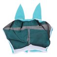 thumbnail image 2 of Horse , Breathable Multifunctional Extra Comfort Horse Mesh Face Cover With Ears For Barn, 2 of 8