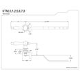 thumbnail image 2 of Kingston Brass Naples Toilet Tank Lever, 2 of 2