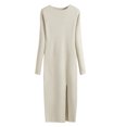 thumbnail image 2 of Dvkptbk Chandails pour Femmes Chandail pour Femmes Robe Tricotée Tricotée Robe Moulante à Manches Longues pour Femmes Jupe Portefeuille Moulante Vêtements en Liquidation, 2 of 7