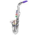 thumbnail image 2 of Saxophone pour Enfant, Instrument de Musique Saxophone, Modèle de Saxophone pour Enfants Amateurs Argent, 2 of 8