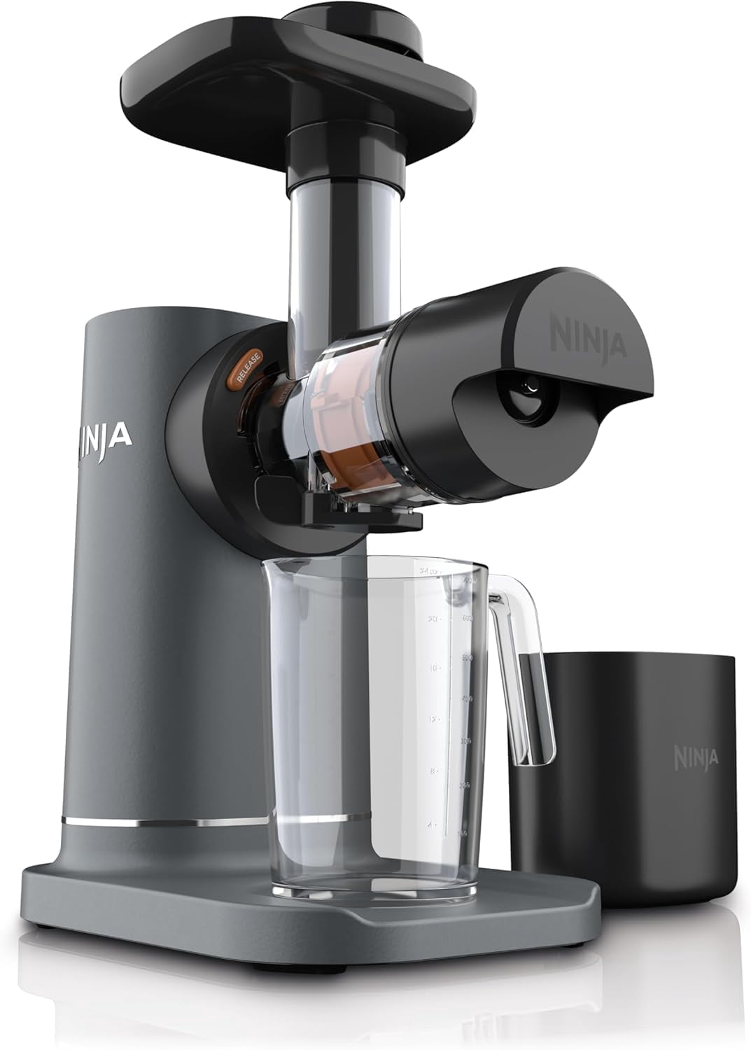 Refurbished (Excellent) - Ninja Cold Press Juicer, NeverClog Powerful Compact Slow Juicer with Total Pulp Control