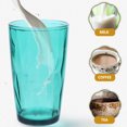thumbnail image 4 of Shisuyan Acrylic Drinking Cup Transparent Water Glasses For Home Kitchen And Parties Capacity Easy To Clean For Juices, 4 of 8