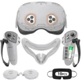 thumbnail image 1 of Silicone Cover Set Compatible with Oculus/Meta Quest 3S, VR Accessories for Meta Quest 3S, Protective Cover Set Includes Controller Grip Cover, Face Cover, VR Shell Cover, 1 of 7