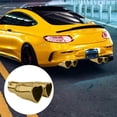 thumbnail image 1 of Car Heart Shaped Dual Exhaust Tip Stainless Steel Double Pipe for Enhanced Performance and Stylish Tail Upgrade, 1 of 5