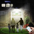 thumbnail image 1 of Hxlamzoo Solar Lights Outdoor With Motion Sensor 3 Heads Security Lights Solar Powered 280 LED Light Motion Detected For Garage Yard Entryways Patio IP65 Wireless Design Long Working Time, 1 of 9