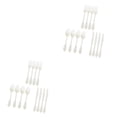 thumbnail image 3 of Transemion Plastic Forks Spoons Knifes Silverware Decor Party White 18.5cm 2Set, 3 of 6