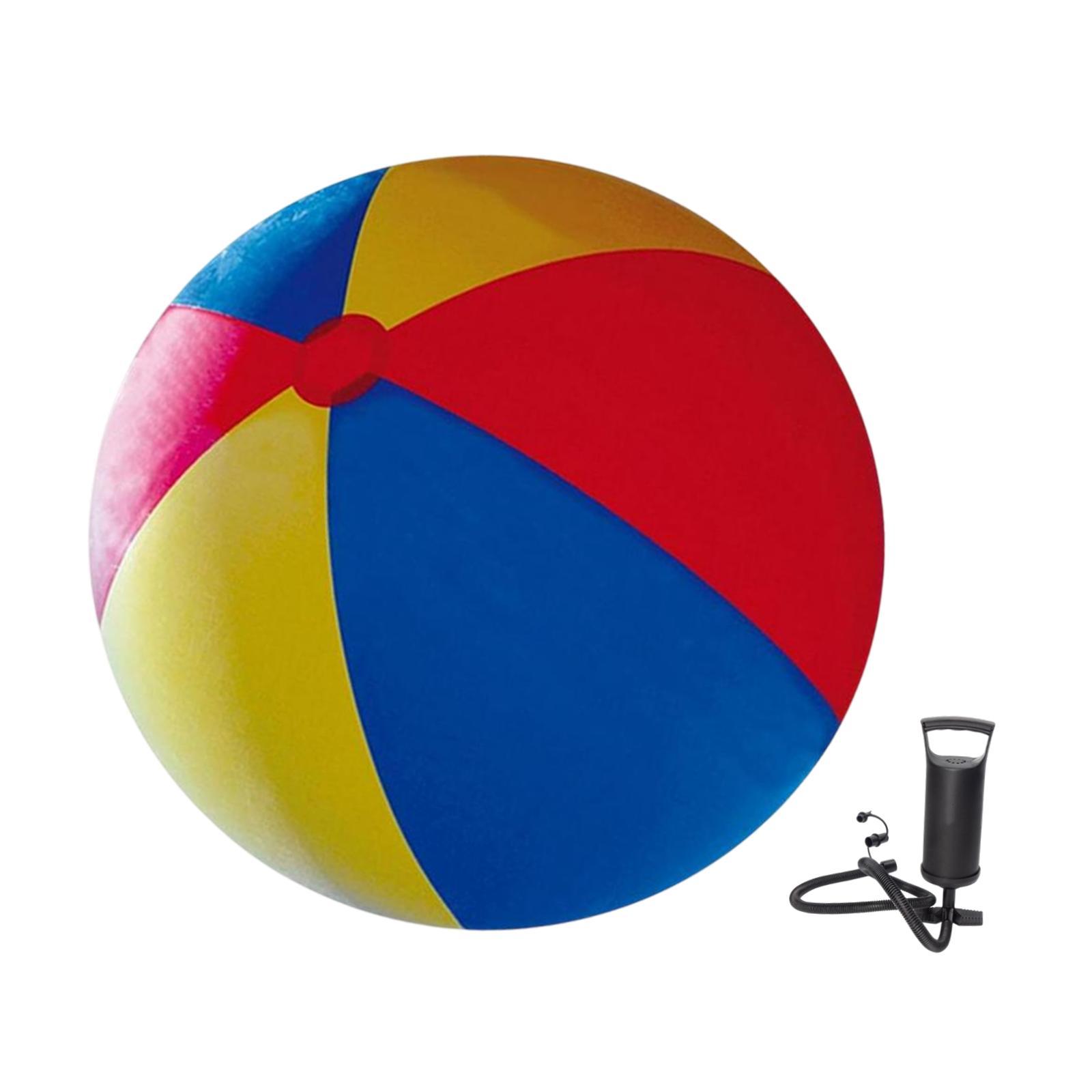 Rainbow Ball – Ballon De Plage Arc-en-ciel Gonflable, Rebondissant, Pour Jeux D'eau Et Activités Estivales