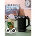 thumbnail image 1 of Portable Electric Kettle- Home Thickened Stainless Steel Double Layer Insulated Water Kettle, 1 of 5