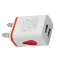 thumbnail image 2 of 2A Quick Charging Dual USB Ports 2A USB charger; Dual LED Poratble Universal Phone Home Office Charger US Plug, 2 of 9