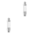 thumbnail image 4 of pitrice CO2 Bubble Single/Double Aquarium Aluminum Alloy Non-return CO2 silver 8cm 2Set, 4 of 6