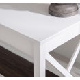 thumbnail image 4 of Draycott Bureau d'ordinateur Portable Antique Blanc, 4 of 8