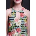 thumbnail image 3 of Bimba Robe Maxi à Fleurs pour Femmes Sans Manches à Col Ras du Cou, Dos Nu, avec Fentes Latérales - XX-Grand, 3 of 6