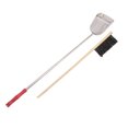 thumbnail image 1 of Brush Poop Off Bird Poop Remover Parrot Cage Brush Shovel Bird Cage Accessories Bird Cage Brush Pet Bird Cleaning Brush Bird Brush Scraper Stainless Steel Cleaner, 1 of 4