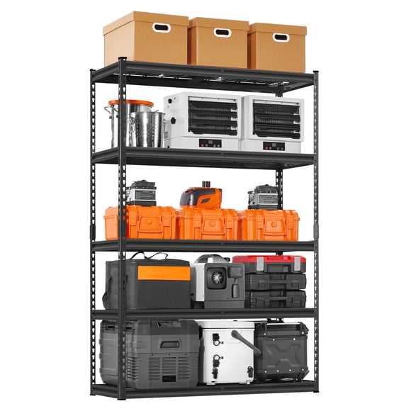 VEVOR Storage Shelves 5 Tier Adjustable Heavy Duty Garage Shelving Units 2500 lbs
