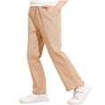 thumbnail image 1 of RXIRUCGD 2025 Summer Clothes for Kids Children's Spring And Summer Solid Color Suit Pants And Full Length Pants For Kids, 1 of 7
