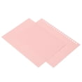 thumbnail image 1 of Presentation Binding Cover, Colored Flexible A5 Loose Leaf Binding Cover Waterproof  For Replacement Light Green,Taro Purple,Rouge Pink, 1 of 8