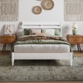 thumbnail image 2 of Lit Plateforme Bas en Bois Complet Savannah en Blanc, 2 of 13