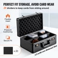 thumbnail image 3 of KFFKFF 108 PSA Graded Card Storage Box 4 Slots Sports Card Holder Case Coded Lock, 3 of 9