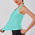thumbnail image 4 of Timegard Débardeurs de Yoga pour Femmes Séchage Rapide Col Rond Sans Manches Dos Ouvert Entraînement Course Gym Haut Chandails de Sport, 4 of 5