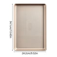 thumbnail image 3 of Hearth & Gear Non Stick Bakeware Heavy Duty Steel Cookie Sheet For Even Heating Oven Baking Pans For Baking Roasting And Cooking Baking Sheets for Oven Nonstick Set Sheet Pans Large Baking Sheet with, 3 of 4