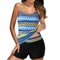 thumbnail image 1 of Tankini Bathing Suits For Women- Tummy Control Swimsuits Two Piece Swimwear Tank Top With Boyshorts, 1 of 8