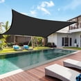 thumbnail image 1 of Outdoor Sun Shade Sail, Rectangle 200x300cm HDPE, 95% UV Protection, Breathable Design, Stainless Steel Corners, Rope Included, Patio Garden Pool Barbecue Area Use, 1 of 9