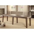 thumbnail image 1 of Banc en Bois de Forme Rectangulaire avec Six Pieds Coniques, Brun, Petit, 1 of 1