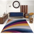 thumbnail image 2 of Ladole Rugs Opal Abstract Style Rainbow Contemporary Modern Indoor Area Rug Carpet Tapis in Multicolor, 2 of 4
