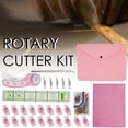 thumbnail image 2 of Rotary Cutter Tool Kit  Rotary Fabric Cutter Set  Fabric Cutter with Cutting Mat  Patchwork Ruler  Carving Knife  Rotary Cutter Kit for Quilting and Sewing, 2 of 11