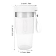 thumbnail image 3 of Yhmxh Home Essentials Home Accessories Portable Blenders 350ml Size Eletric USB Juicer Cup, Fruit,, Baby Food Mixing Machine With Updated 2 Blades House Essentials for Home Room, 3 of 7