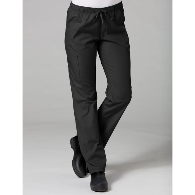 Maevn Red Panda Womens Full Elastic Cargo Scrub Pants