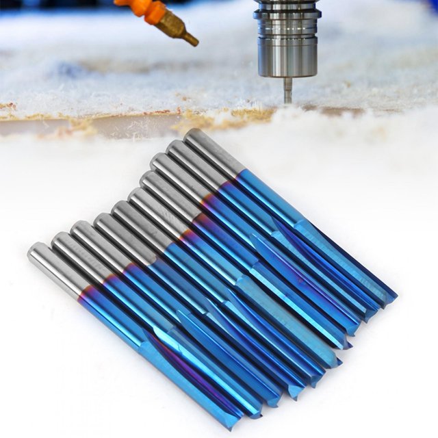 Milling Tool, Milling Cutter, Portable Blue Coating Plywood For Processing Wood Foam Acrylic