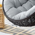 thumbnail image 4 of Modway Chaise Longue de Patio Extérieure à Balançoire Sans Support en Noir/gris, 4 of 8