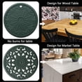 thumbnail image 3 of Silicone Trivets for Hot Pots and Pans Silicone Trivet Mat Set with 3 Carved Patterns Hot Pot Holder Hot Pads Kitchen Pans and Pots Set Hot Pads Pot Holders, 3 of 4