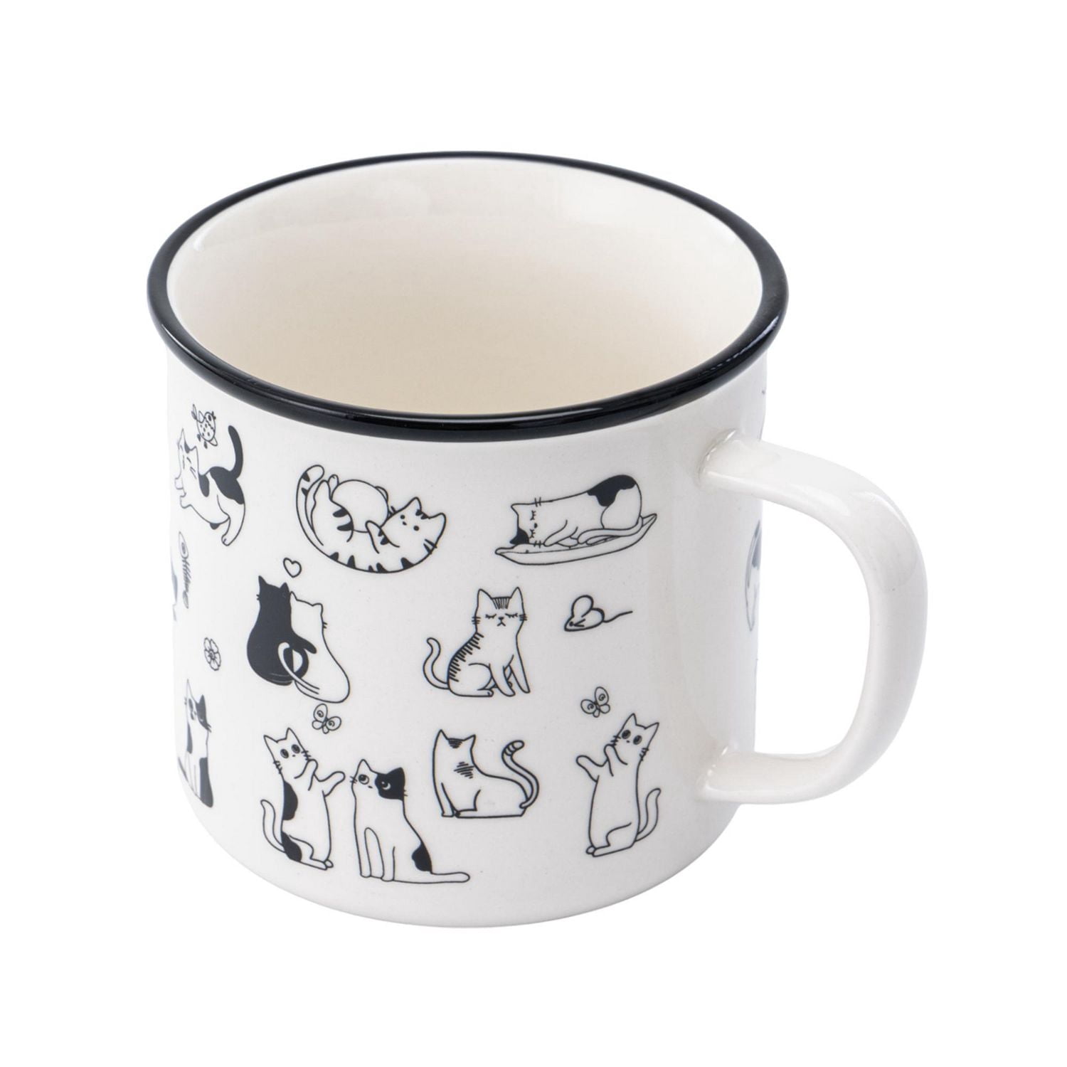 Mainstays Tasse en céramique pour chats, 20,96 oz, 1 Pièce