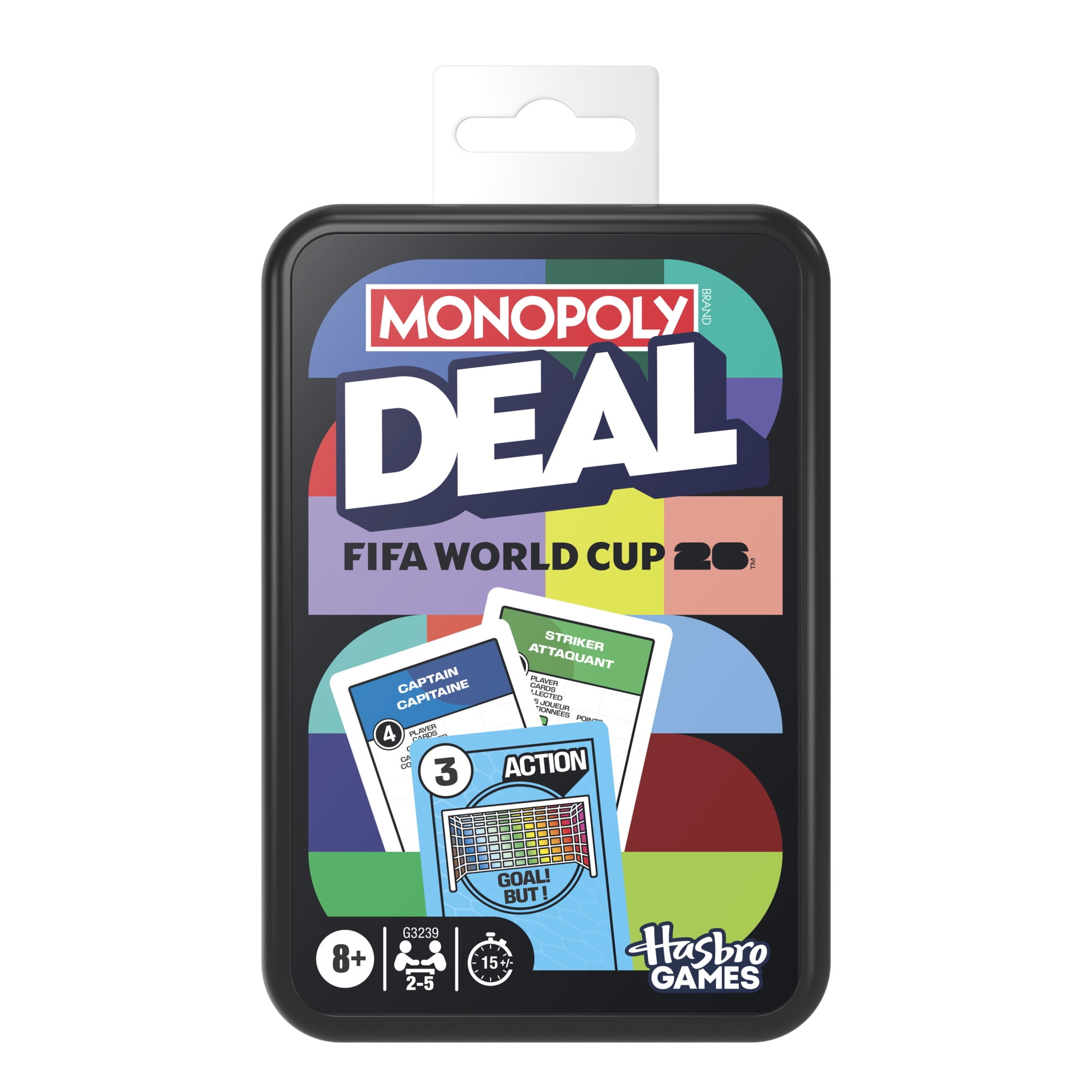 Monopoly Deal FIFA World Cup 2026 Edition Game, Soccer Card Game, Family Games, 8+