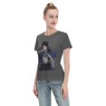 thumbnail image 4 of Women's Basic Short Sleeve T-Shirt Attacking Giant Levi Ackerman, 4 of 6