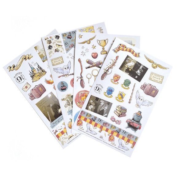 Paper House Productions Harry Potter Watercolor Sticker Packs (Pack of 3)