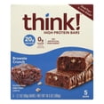 thumbnail image 1 of Think! Thin Brownie Crunch High Protein Bars - Case Of 6 - 5/2.1 Oz, 1 of 2