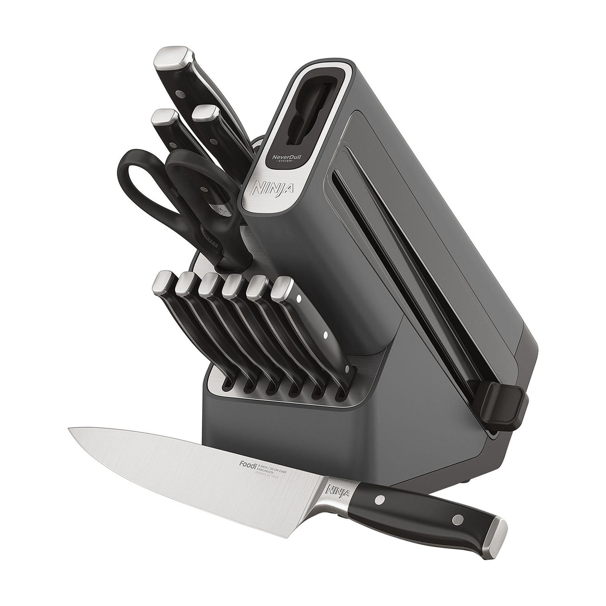 Refurbished Ninja Foodi Neverdull 12-Pc. Knife Block Set - BLACK ONE SIZE