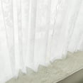thumbnail image 3 of Floral Lace Sheer Curtains - Rod Pocket Window Voile Sheer Drapes for Bedroom Kitchen Short Curtains, 1 Panel, 3 of 7