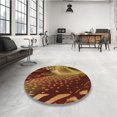 thumbnail image 4 of Ahgly Tapis Rectangulaire Lavable en Machine Intérieur Transitionnel Rouge Bordeaux, 4 Pieds x 6 Pieds, 4 of 7