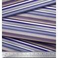 thumbnail image 3 of Soimoi Tissu Satin Modal Tissu à Rayures Horizontales Imprimé au Mètre 42 Pouces de Large, 3 of 5