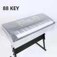 thumbnail image 3 of 61 Keys/88 Keys Electronic Piano Cover Translucent Digital Piano Electronics Keyboard Dust Cover Piano Dust Protection Case Waterproof Protective Bag PEVA, 3 of 10